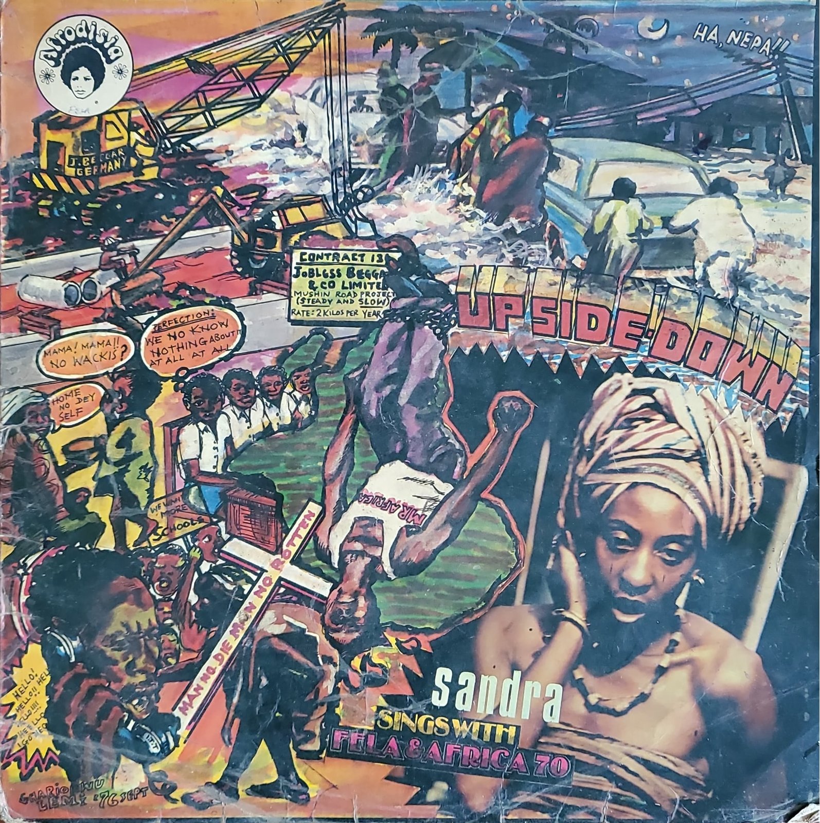 Sandra Sings With Fela & Africa 70 – Up Side Down | Futuribile